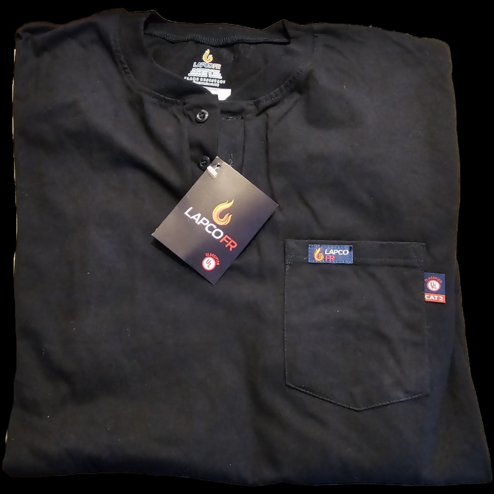 LAPCO FR Black Long Sleeve Shirt